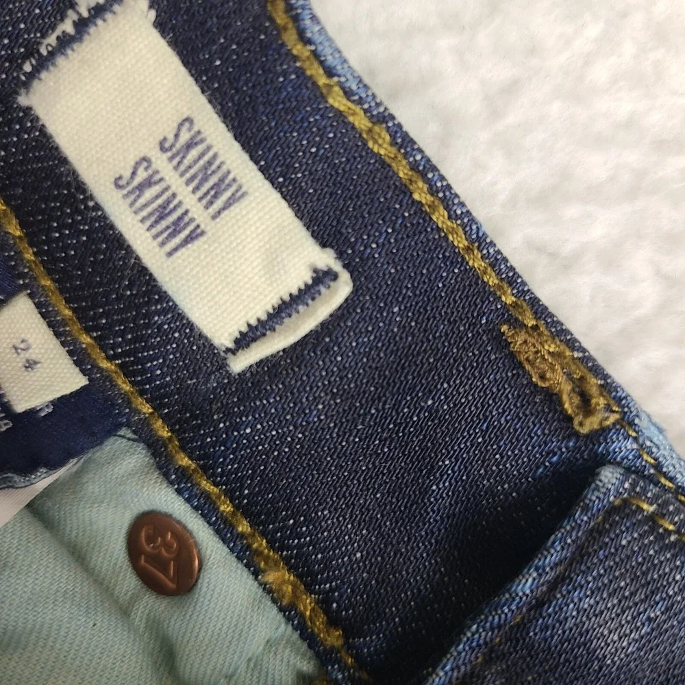 Madewell Jeans Womens‎ 24 Blue Skinny Skinny Dark Wash Denim